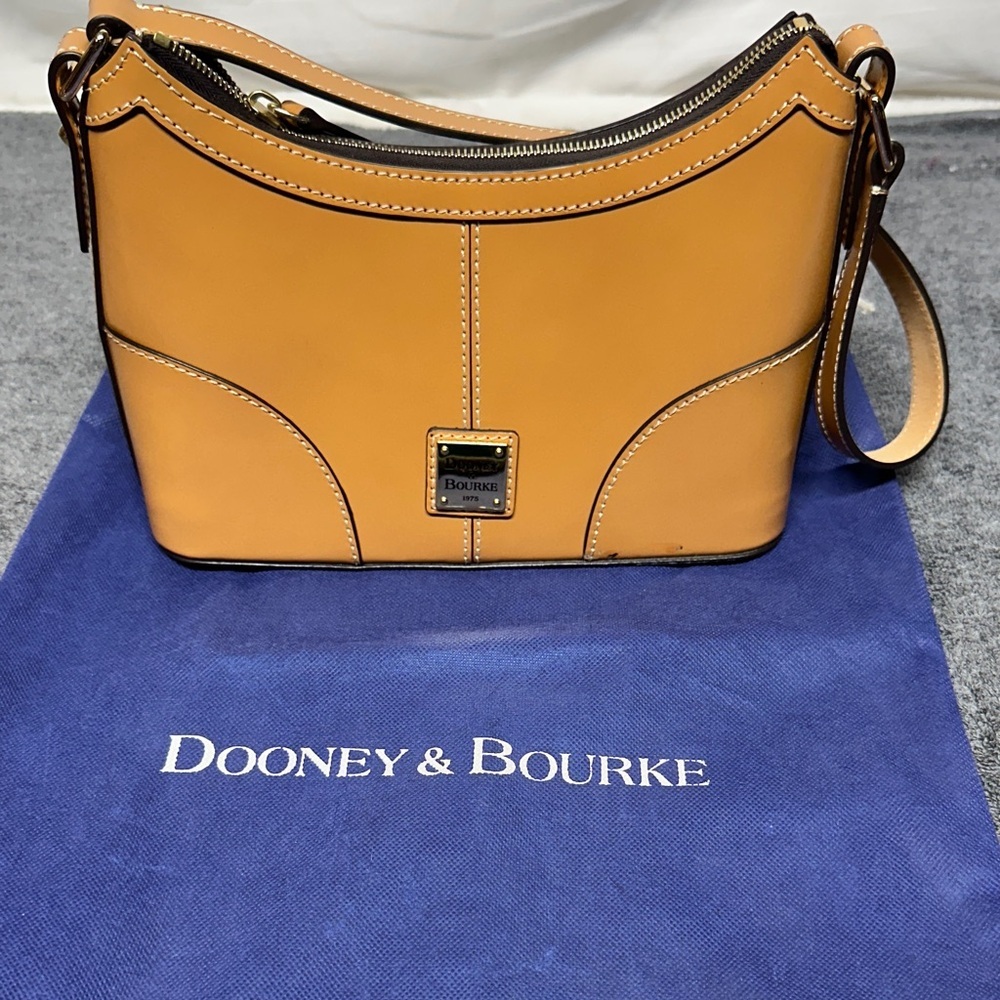 Dooney & Bourke Wexford Tan Leather Shoulder Bag